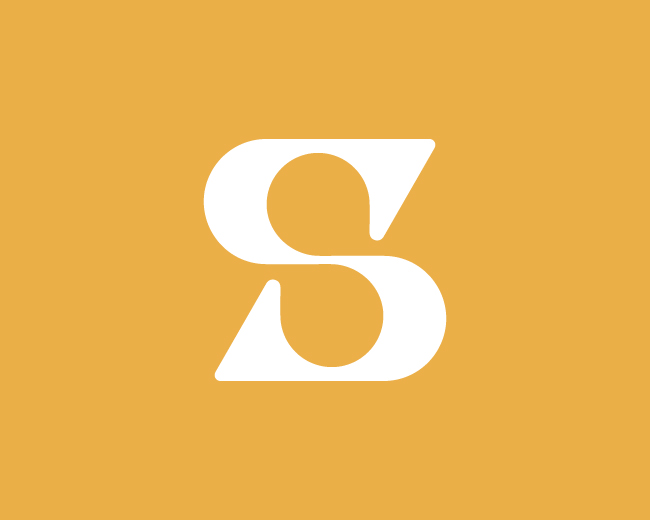 S + R Upward Growth Logo Concept