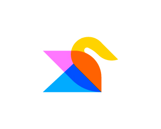 Duck colorful logo
