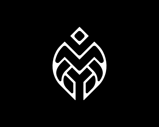 Letter MY YM Logo
