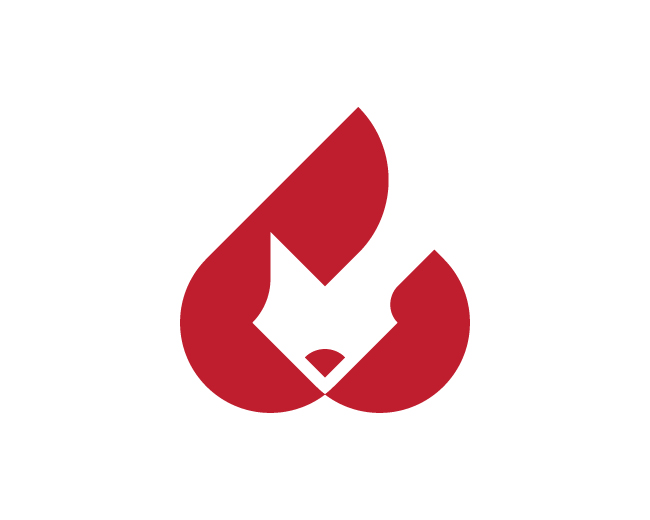 Modern Fire Fox Logo