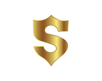 Shield Letter S Luxury logo