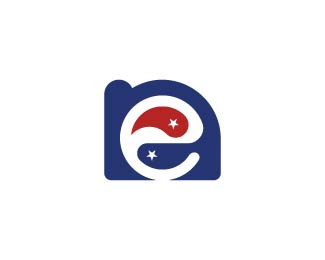 EN Or NE Yin Yang Monogram Logo