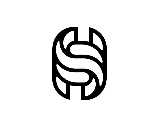 Letter HS SH Logo