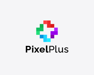 Colorful Pixel Plus Logo