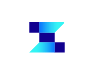 Letter Z finance concept logo design