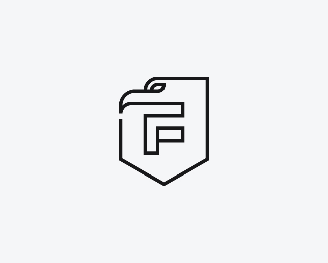 F Falcon Shield Logo
