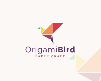 Origami Bird Logo I Bird Logo