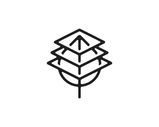 Leaf and Construction concept logo design