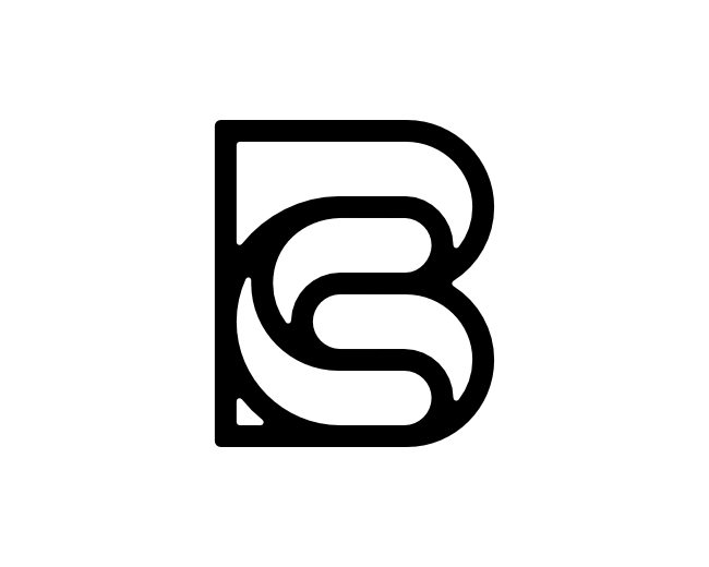 Letter CB BC Logo