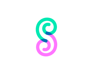 s letter connectivity logo