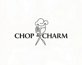 Chop and charm logo