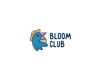 Bloom Club Logo for Gardening Community
