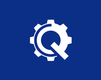 Minimalist Q Gear Logo