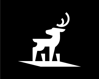 Modern and Minimalist deer logo