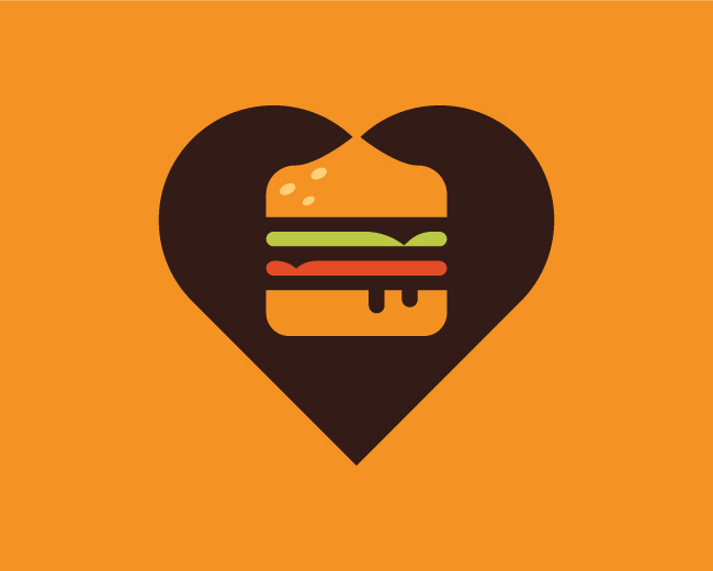 Modern Love Burger Logo