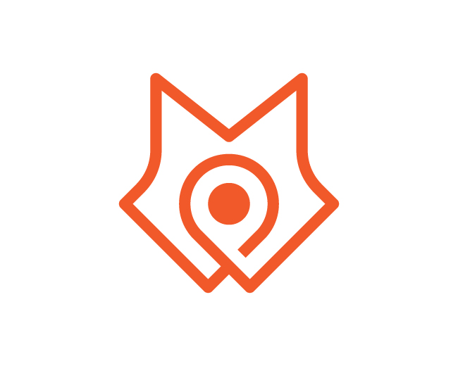 Minimalist Fox Eye Logo