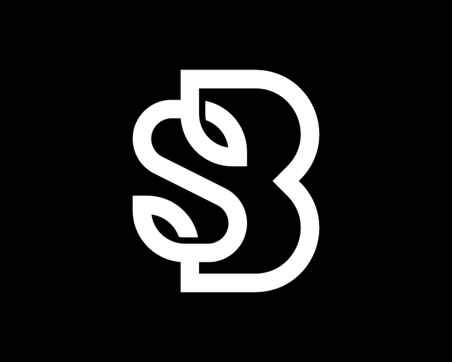 Modern S And B Logo