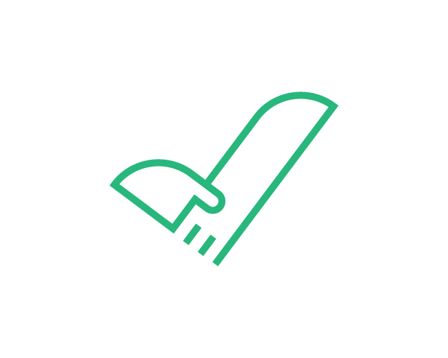 Check Mark Shake Hand Logo