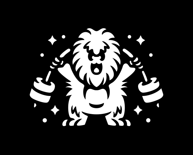 Yeti Sports Gym Cute Logo